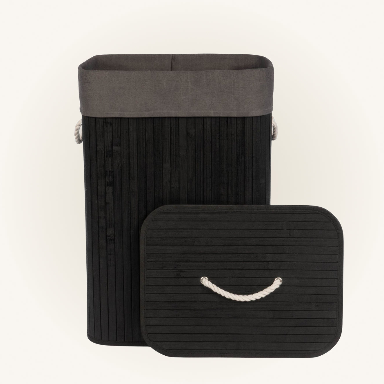 Bambusowy kosz na pranie SADE, 80 l