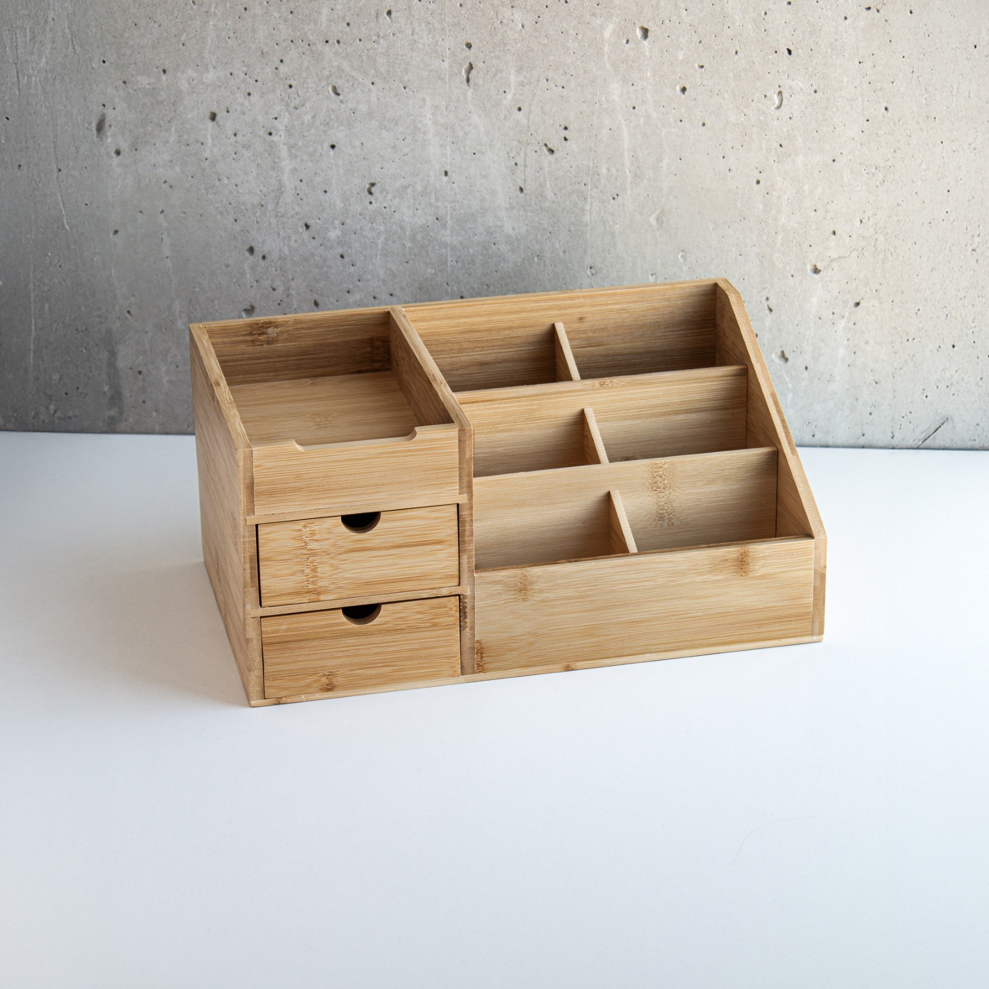 Bambusowy organizer z szaufladami SOLA