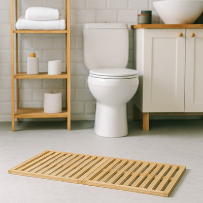 Podest bambusowy do łazienki AVELA, 100 x 50 cm