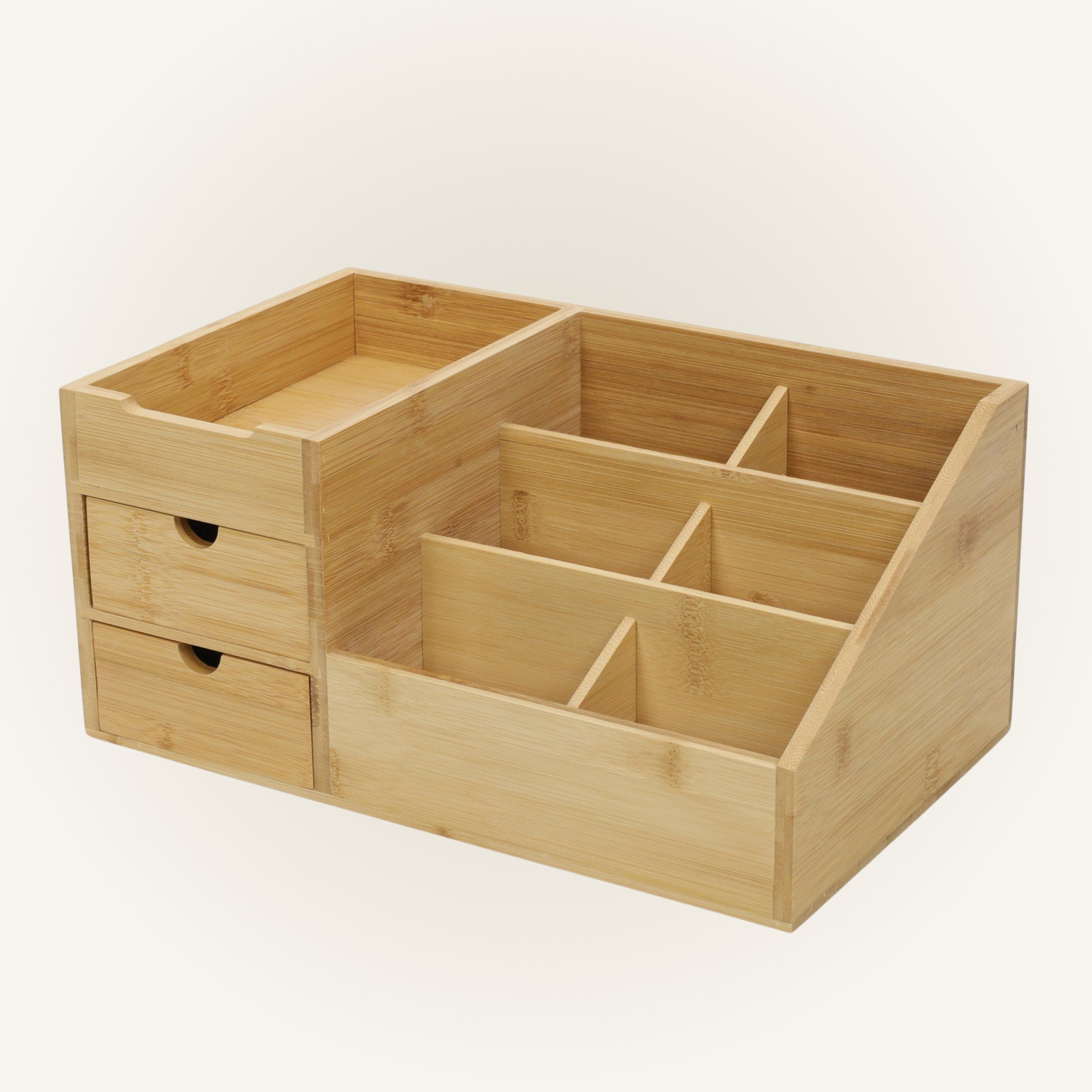 Bambusowy organizer z szaufladami SOLA