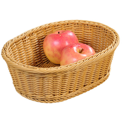 Koszyk na pieczywo, owoce, pleciony, 29,5 x 23 cm, beżowy, Kesper