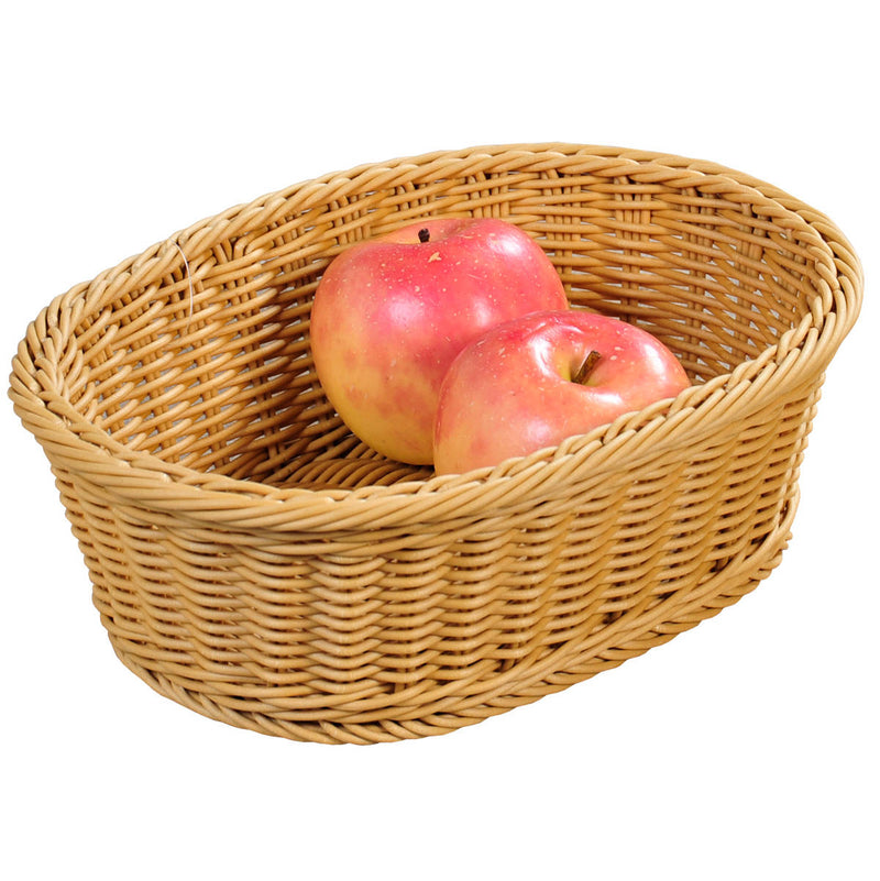 Koszyk na pieczywo, owoce, pleciony, 29,5 x 23 cm, beżowy, Kesper