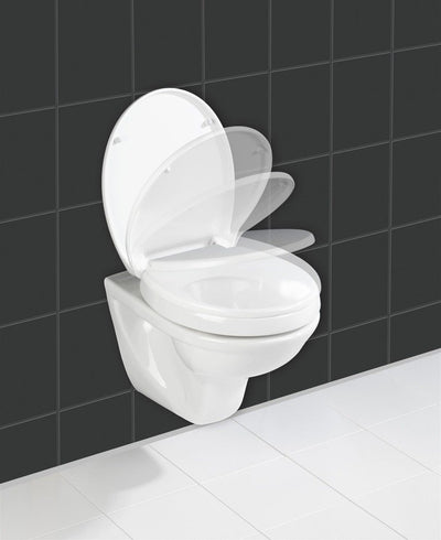 Deska sedesowa wolnoopadająca SECURA Comfort WENKO, komfortowy sedes WC Duroplast Easy-Close