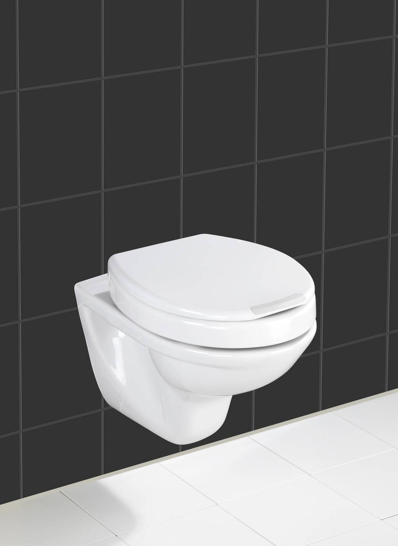 Deska sedesowa wolnoopadająca SECURA Comfort WENKO, komfortowy sedes WC Duroplast Easy-Close