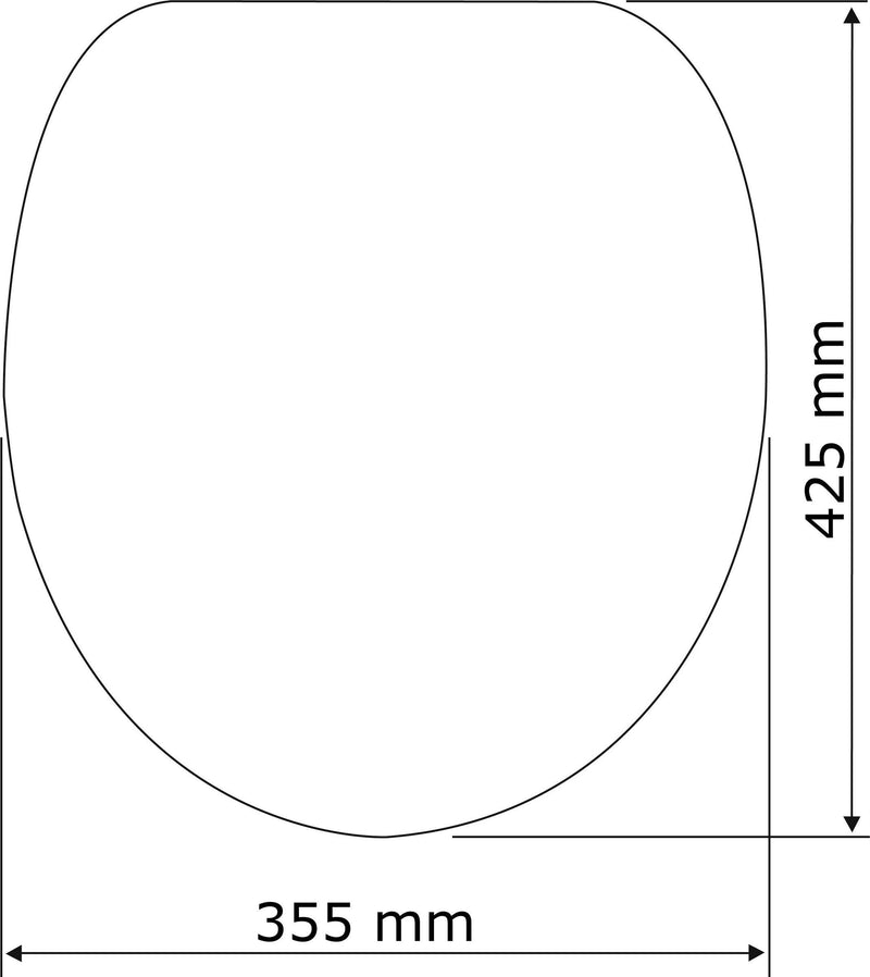 Deska sedesowa OAK z MDF, WENKO