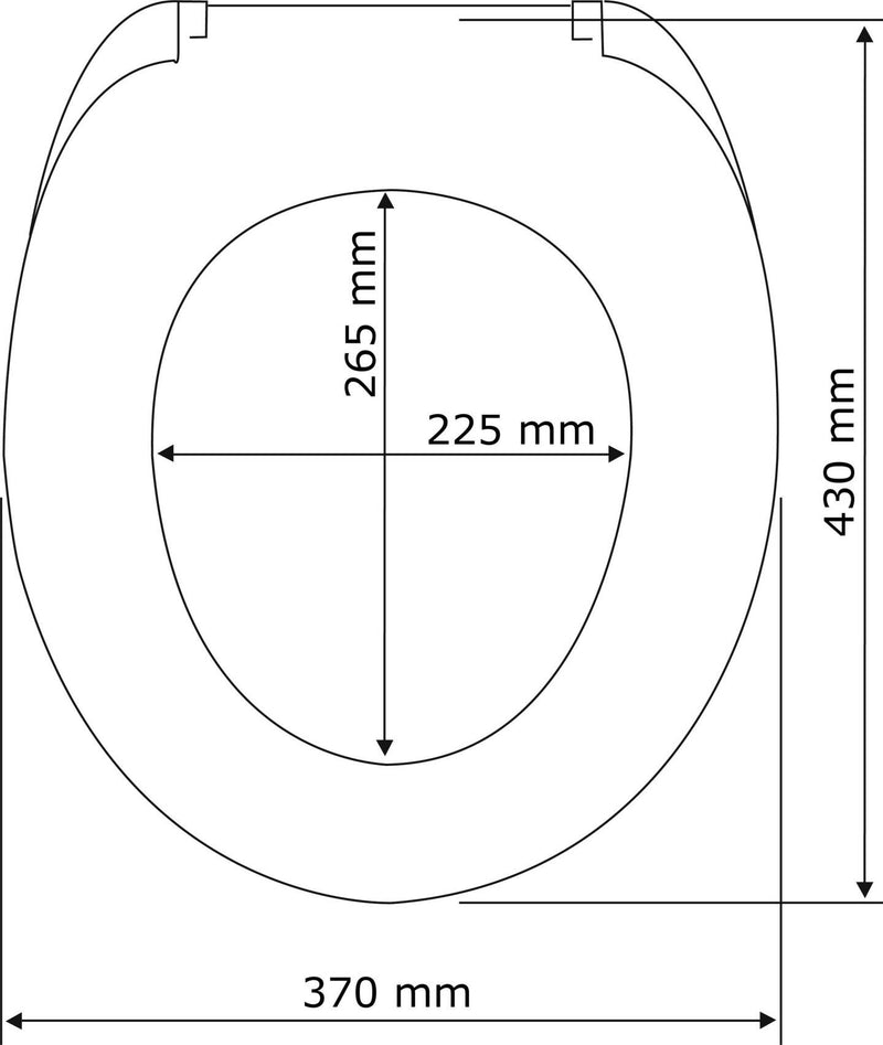 Deska sedesowa OAK z MDF, WENKO