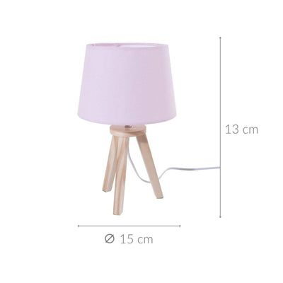 Lampa nocna z trójnogu, 31 cm