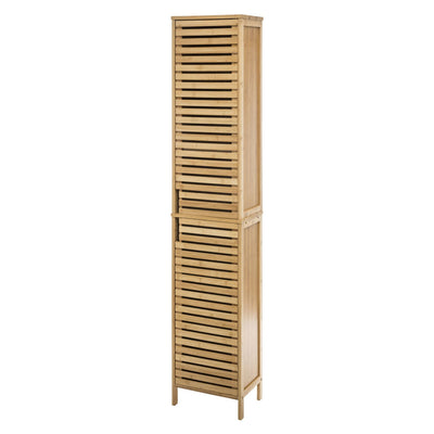 Bambusowa szafka łazienkowa słupek SICELA, 24 x 34 x 170 cm
