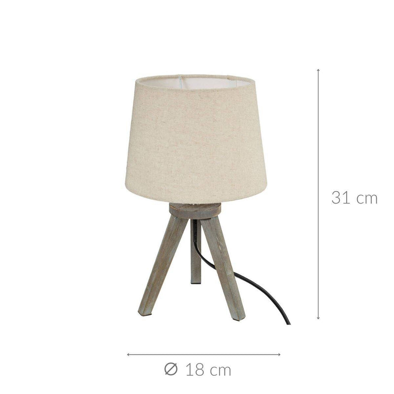 Lampka nocna na trójnogu MINI LIN, 31 cm