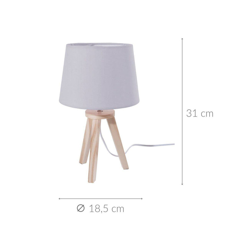 Lampa nocna z trójnogu, 31 cm