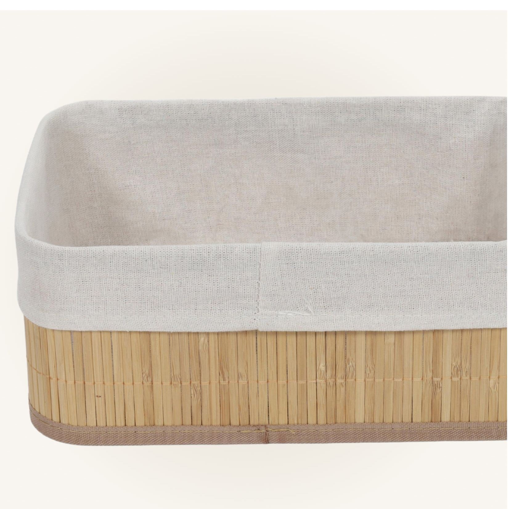 Zestaw bambusowych koszyków do przechowywania VINNO