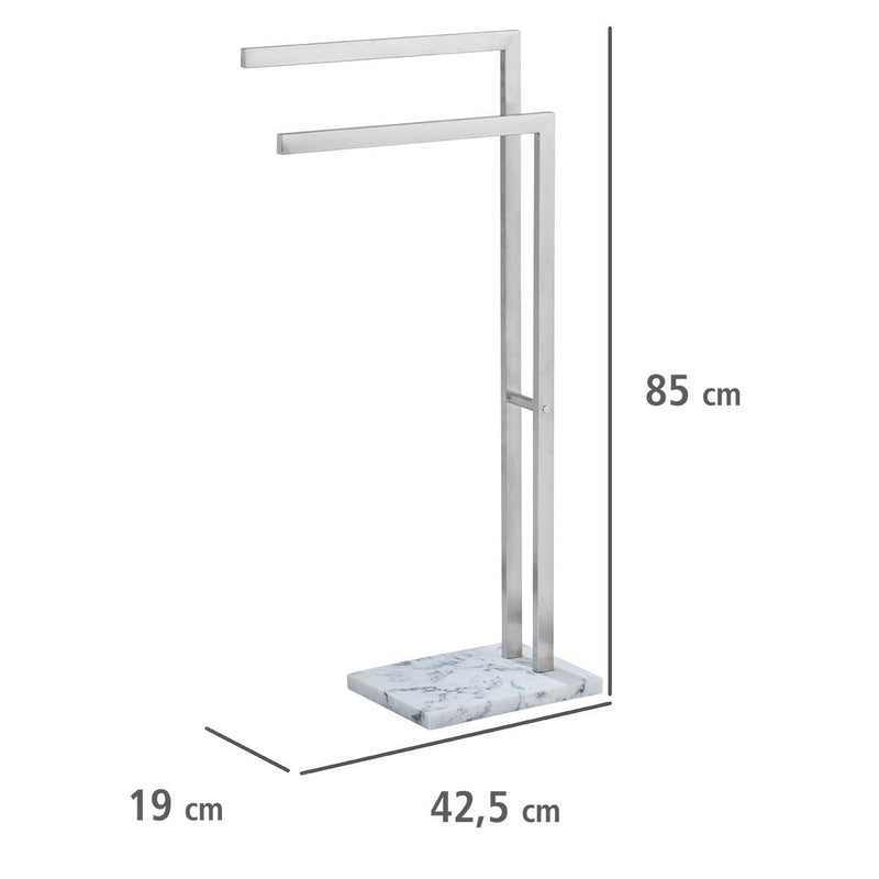 Wieszak na ręczniki APRILIA, wolnostojący, dwuramienny, WENKO