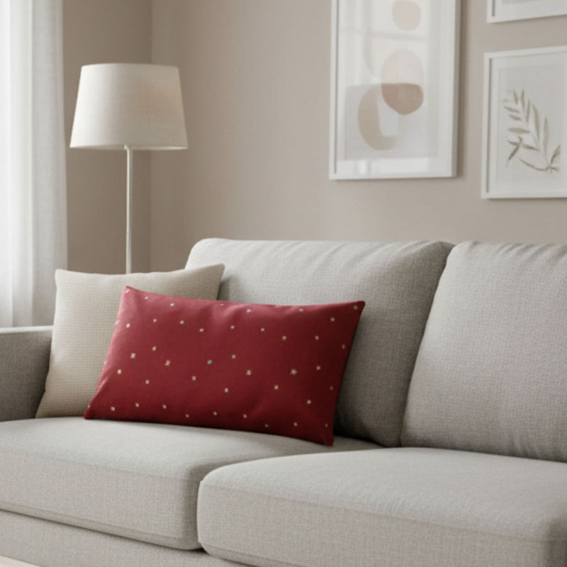 Świąteczna poduszka dekoracyjna, welur, 30 x 50 cm