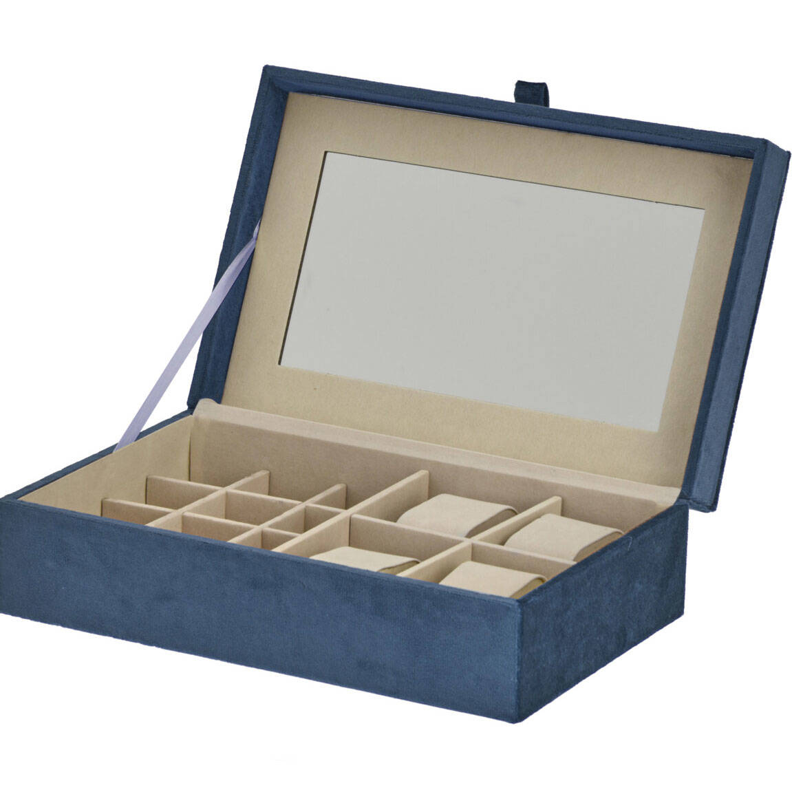 Szkatułka na biżuterię z lustrem