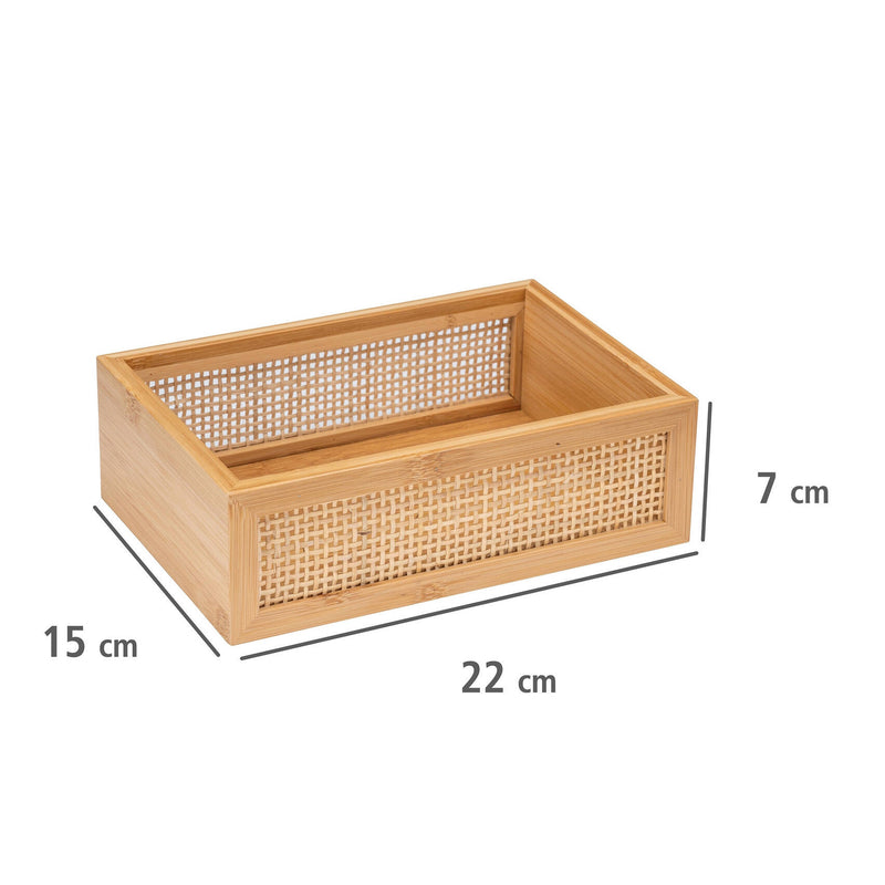 Taca na kosmetki ALLEGRE BAMBOO, 22 x 7 x 15 cm, WENKO