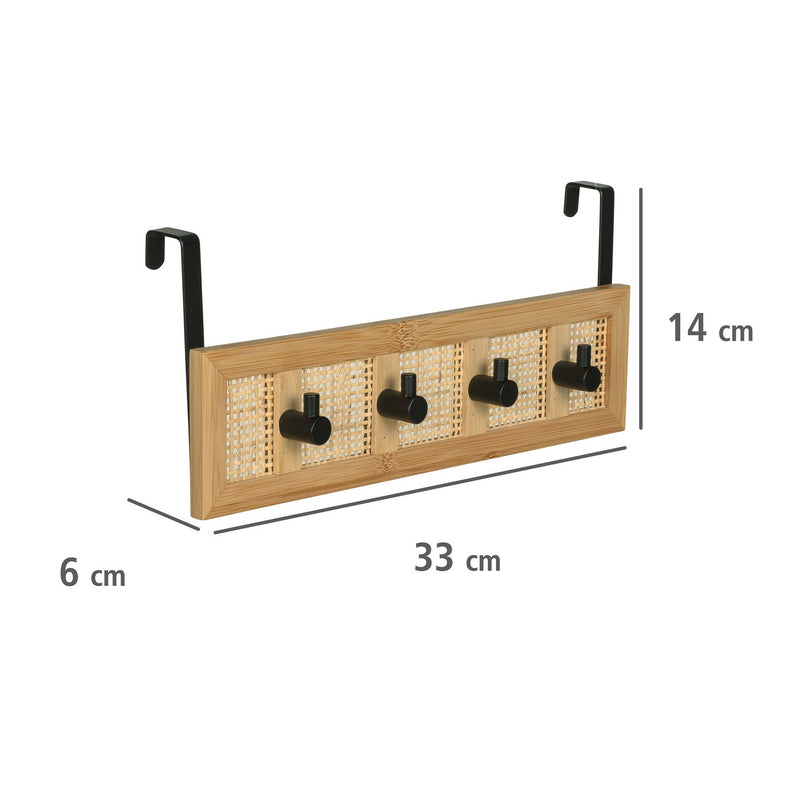 Wieszak na drzwi ALLEGRE BAMBOO, 4 haczyki, WENKO