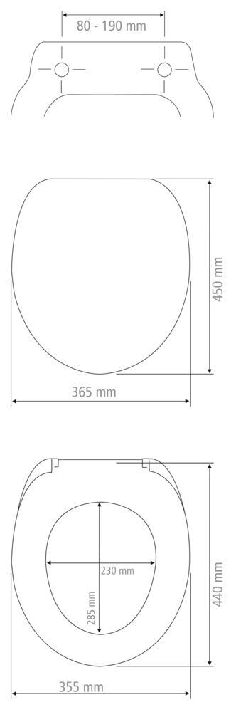 Deska sedesowa EXCLUSIVE, Duroplast, WENKO