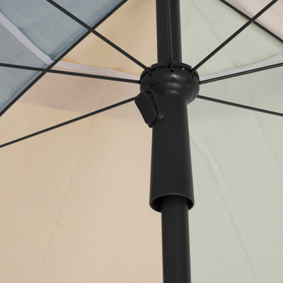 Parasol plażowy z frędzlami, Ø 160 cm