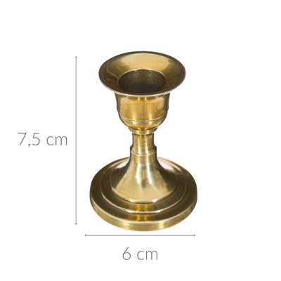 Stojak na świeczkę, metalowy, 7,5 cm