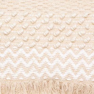 Ozdobna poduszka Cot Sand, bawełniana, boho, 30 x 50 cm