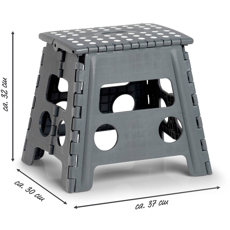 OUTLET stołek antypoślizgowy składany, 37 x 30 x 32 cm, ZELLER