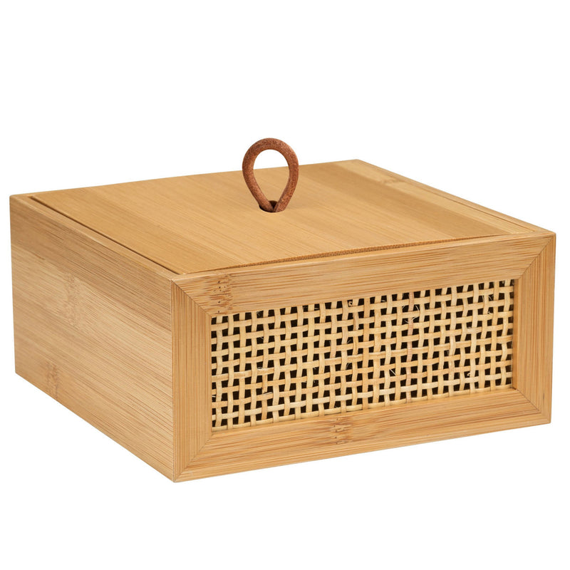 OUTLET Pojemnik na kosmetyki ALLEGRE BAMBOO, 15 x 7 x 15 cm, WENKO