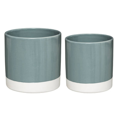 OUTLET Doniczki ceramiczne MULTI, 2 sztuki