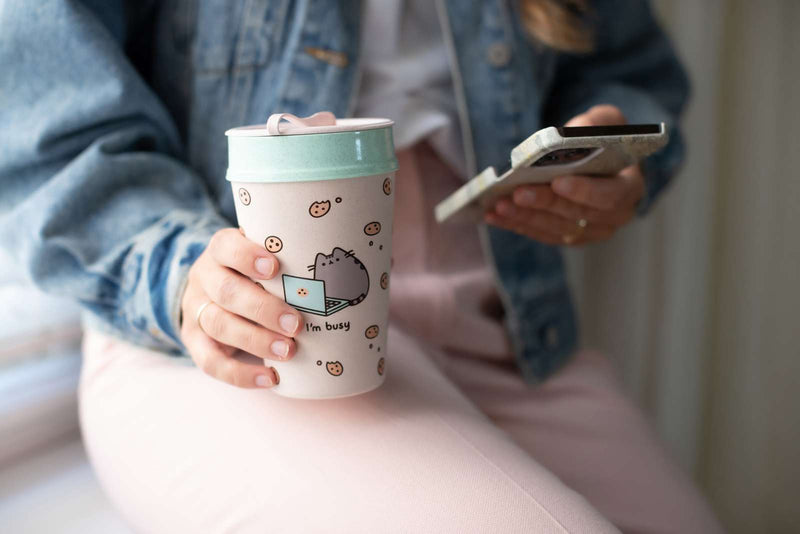 Kubek termiczny KOTEK PUSHEEN I´M BUSY, 400 ml, KOZIOL