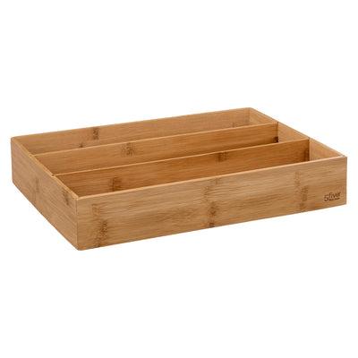 OUTLET Organizer na sztućce BAMBOO, 3 przegrody