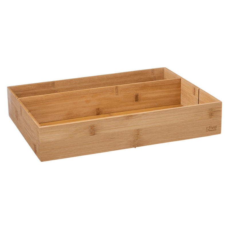 OUTLET Organizer na sztućce BAMBOO, 3 przegrody