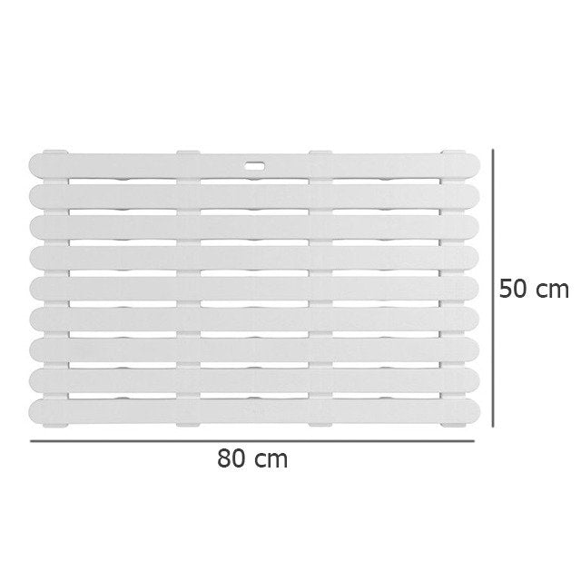 OUTLET Podkładka antypoślizgowa do łazienki, prostokątna mata do wanny lub brodzika - 50 x 80 cm, WENKO