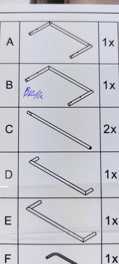 OUTLET Stojak łazienkowy, wieszak na ręczniki, 3 ramienny, metal chromowany, ZELLER