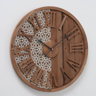 Zegar ścienny Abbey, MDF, Ø 50 cm