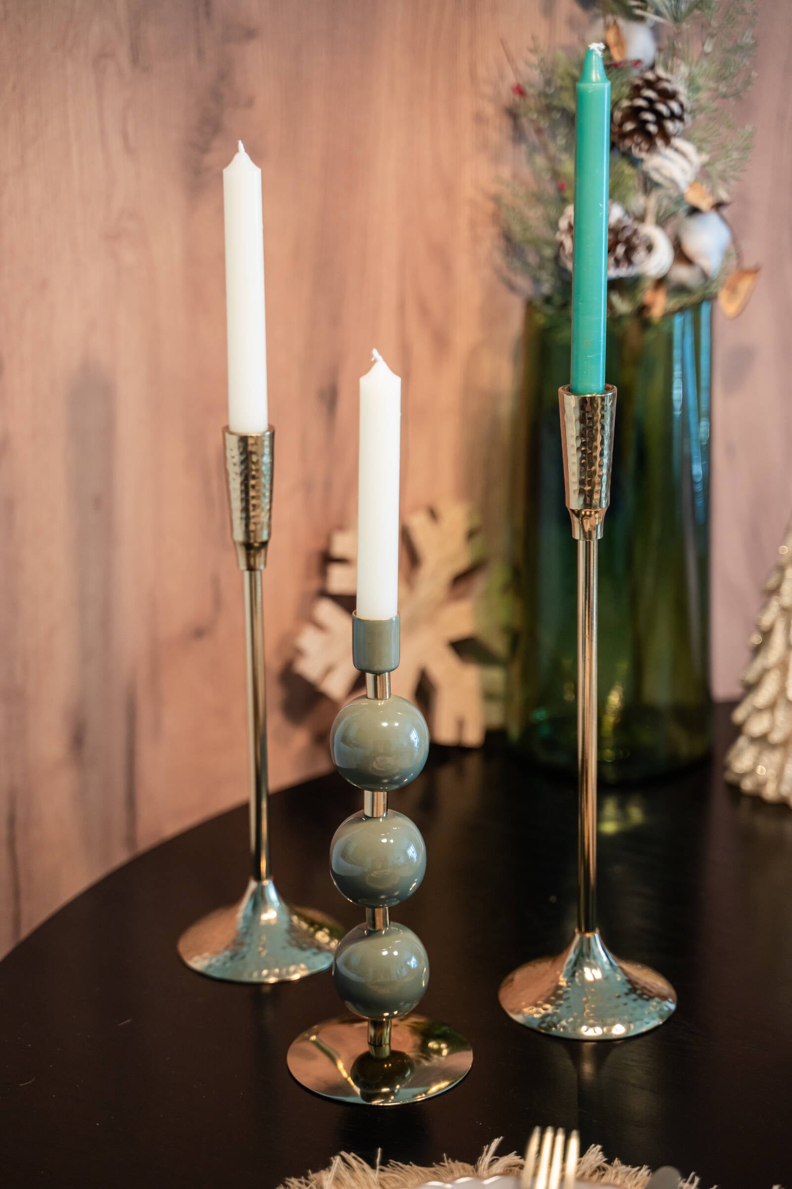 Złoty świecznik Liselle, 4 sztuki