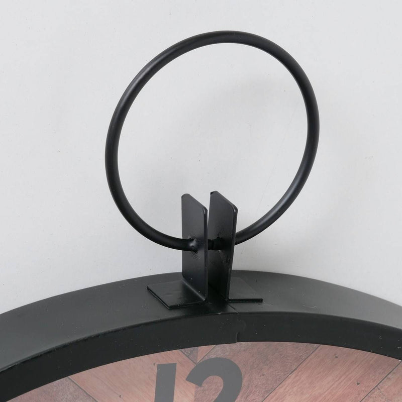 Zegar ścienny z metalową ramą Clado, Ø 48 cm