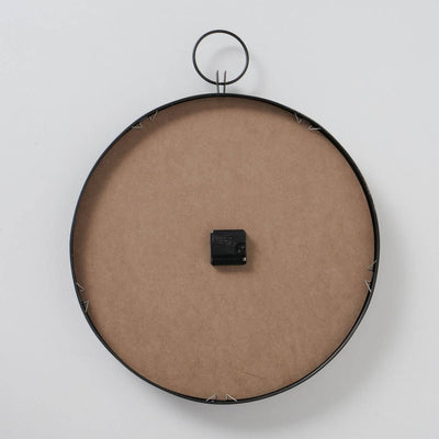 Zegar ścienny z metalową ramą Clado, Ø 48 cm