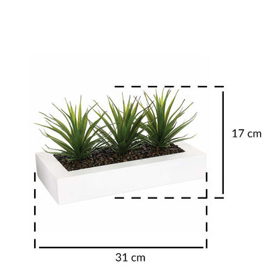 OUTLET Sztuczne kwiaty w doniczce, aloes