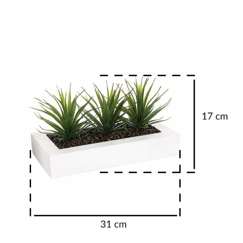 OUTLET Sztuczne kwiaty w doniczce, aloes