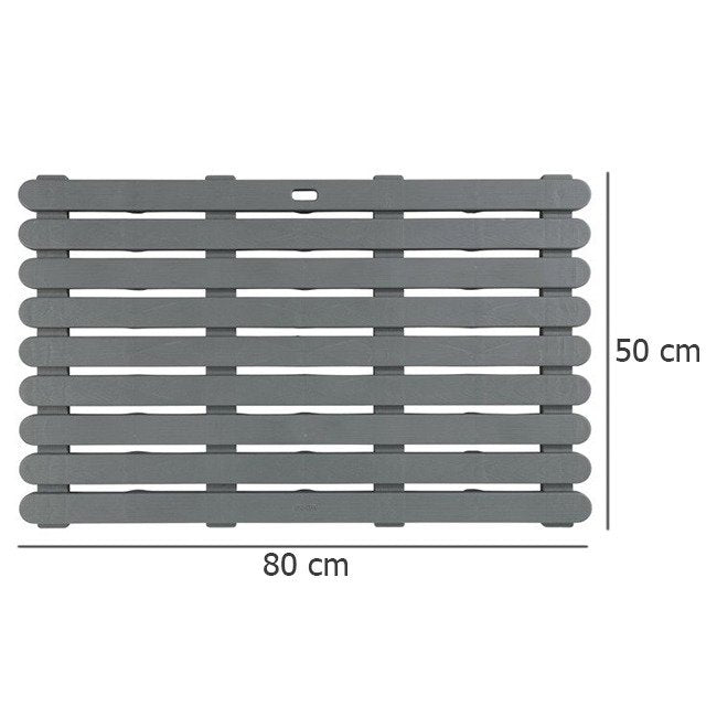 OUTLET Podkładka antypoślizgowa do łazienki, prostokątna mata do wanny lub brodzika - 50 x 80 cm, WENKO