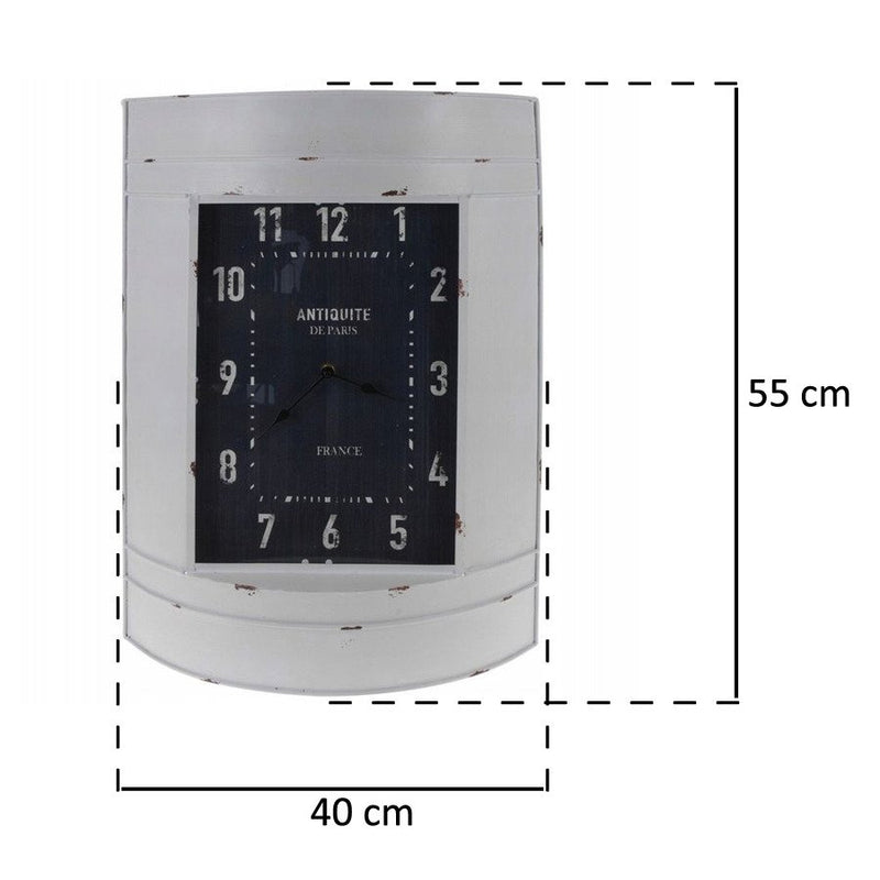 OUTLET Zegar ścienny ANTIQUITE de PARIS, metalowy