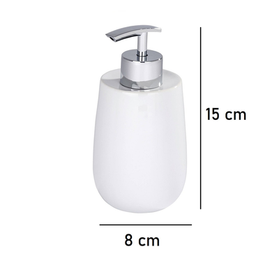 OUTLET Dozownik do mydła MALTA WHITE - 290 ml, WENKO