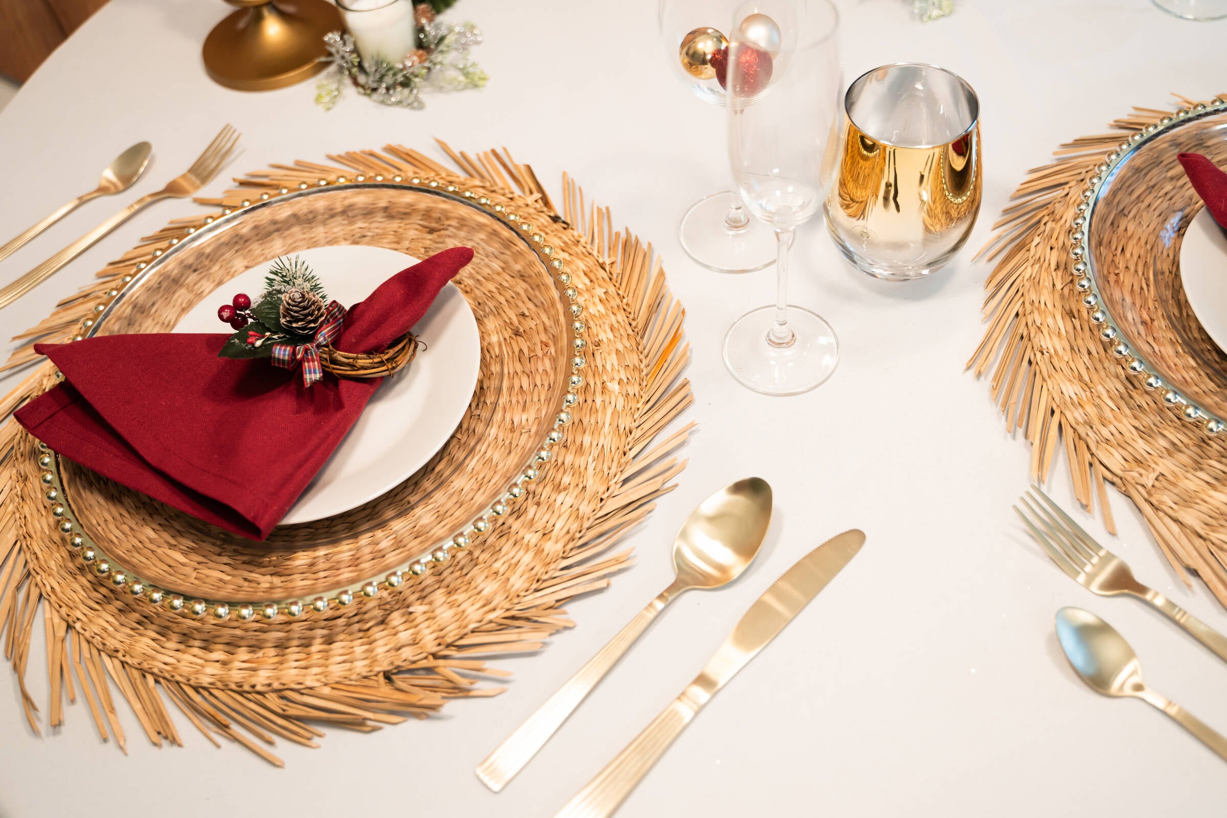 Obrączki na serwetki świąteczne, 2 szt.