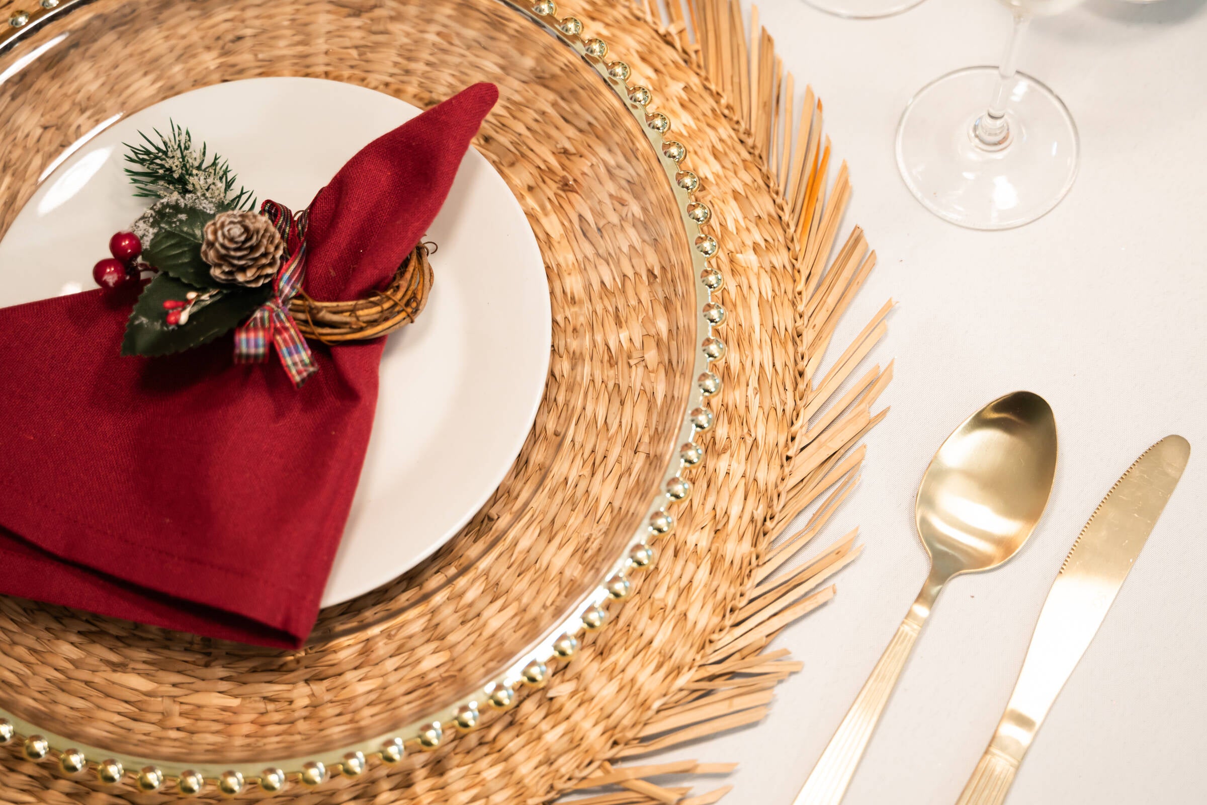 Obrączki na serwetki świąteczne, 2 szt.