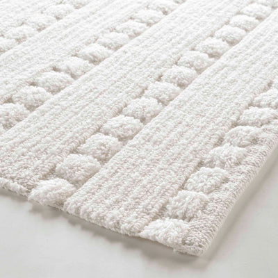Dywanik łazienkowy CLEONIS, 100% bawełny, ecru, 50 x 80 cm