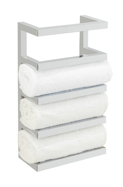 Wieszak na ręczniki ze stali nierdzewnej, 4 półki, FONDIRO, WENKO
