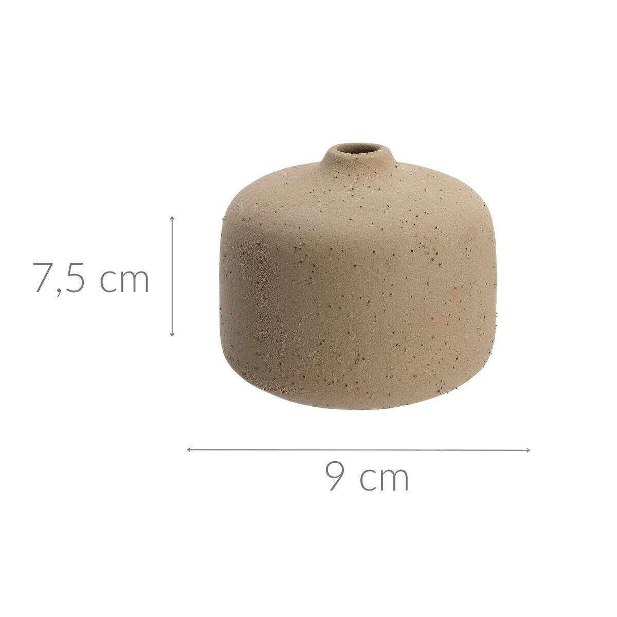Wazon dekoracyjny z ceramiki, wys. 8,5 cm