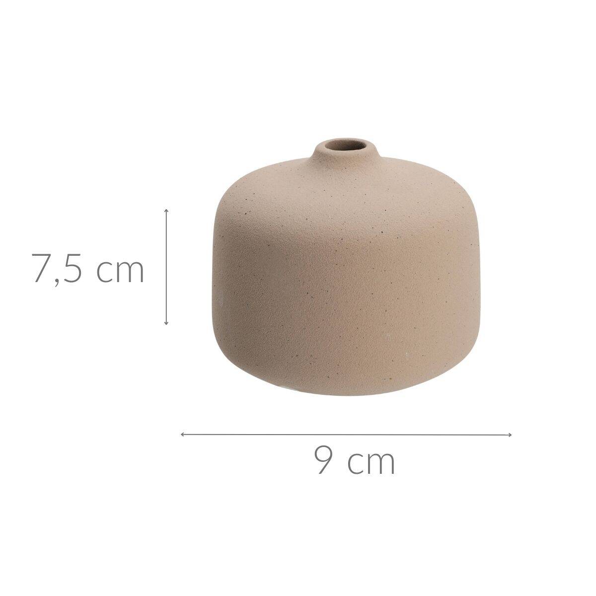 Wazon dekoracyjny z ceramiki, wys. 8,5 cm
