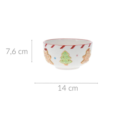 Świąteczna miska, 14 cm, GINGERBREAD