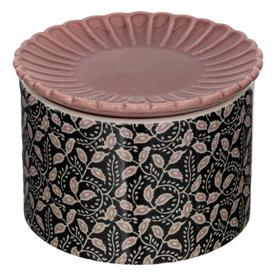 Ceramiczne pudełko z talerzykiem, Ø 12,5 cm