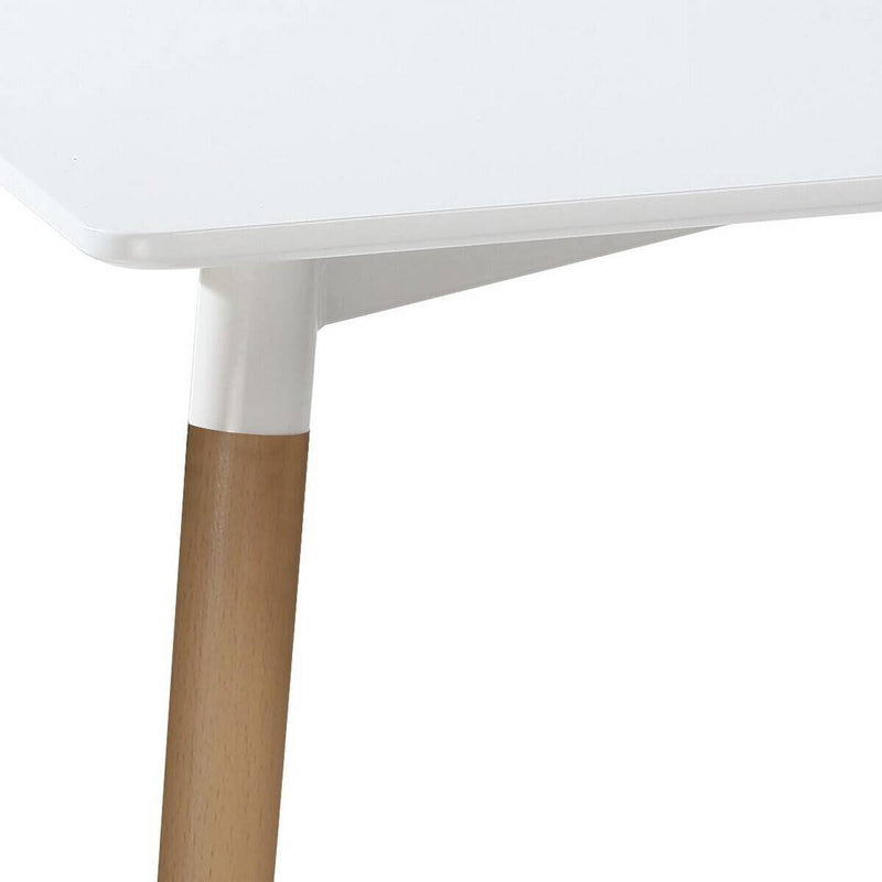 Stół do jadalni ROKA, biały blat 150 x 80 cm
